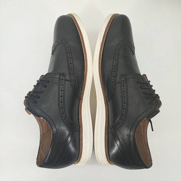 Cole Haan Men\'s Original Black Leather Oxford Shoes Size 10.5M